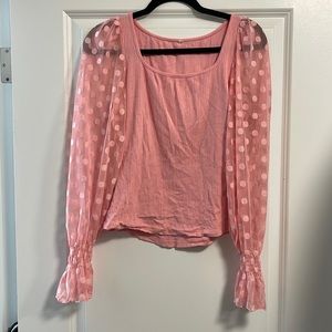 Pink blouse